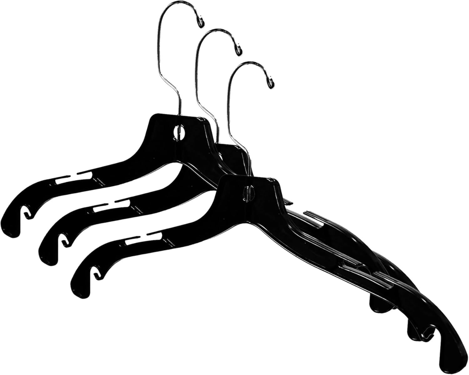 Black Plastic Dress Hangers